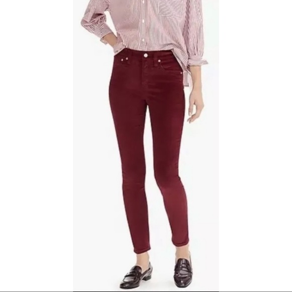 𝐉.𝐂𝐑𝐄𝐖 Velvet Skinny Jeans - Picture 9 of 9